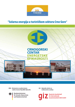 brosura – ccee za hotelijere - Crnogorski centar energetske efikasnosti