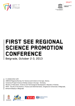 first see regional science promotion conference