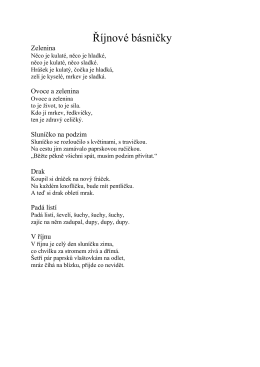 Říjnové básničky