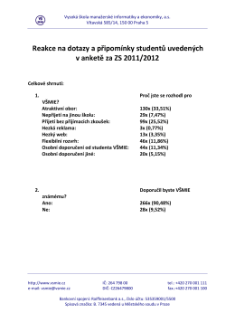 PDF soubor - stáhnout - Vysoká škola manažerské informatiky a