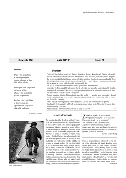 Okénko do farnosti 9/2012 (formát pdf) - Farnost Letohrad