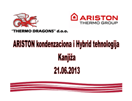 Ariston kondenzaciona i Hybrid tehnologija Kanjiža 21.06.2013