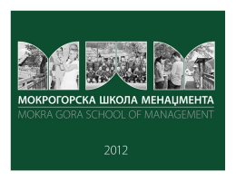 mokrogorska škola menadžmenta