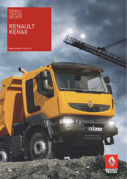 Prezentace stavební řady Renault KERAX
