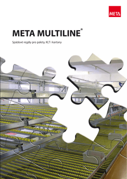 META MULTILINE® spádové regály - META skladovací technika, sro