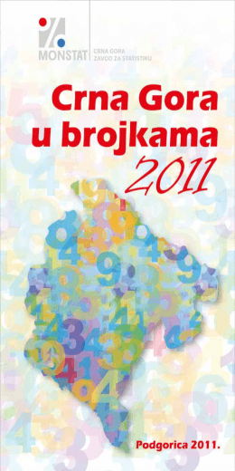 Crna Gora u brojkama 2011