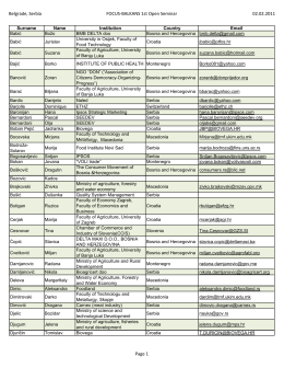 List of participants 1OS_Belgrade.xlsx - Focus