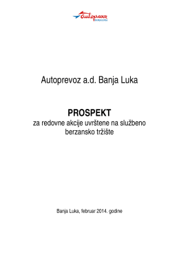 Prospekt APBL.pdf - Autoprevoz, Banja Luka