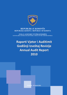 Raporti i auditorit 2010 ang PJESA2.pmd