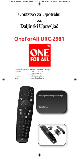 OneForAll URC-2981