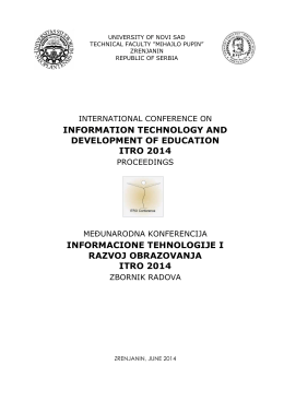 information technology and development of education itro 2014