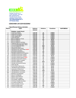 CENOVNIK 2013/2014GODINU