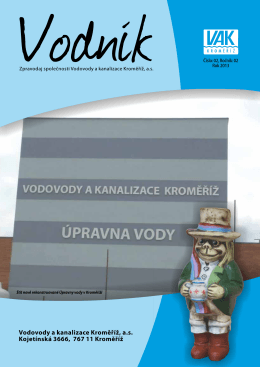 VODNÍK 2013 č.2 - Vodovody a kanalizace Kroměříž, as