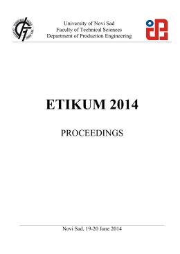 ETIKUM 2014 - Universitatea Tehnică