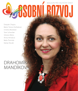 Rozhovor v magazínu Osobní rozvoj č. 2/2014