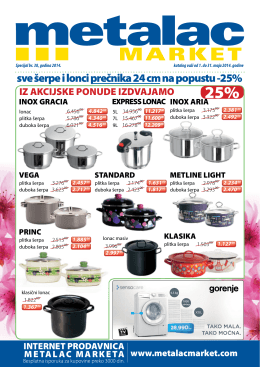 Metalac market katalog maj 2014