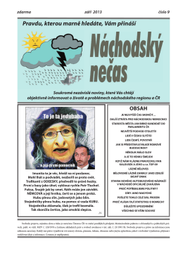 září 2013 - Náchodský nečas