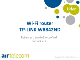 Wi-Fi router TP