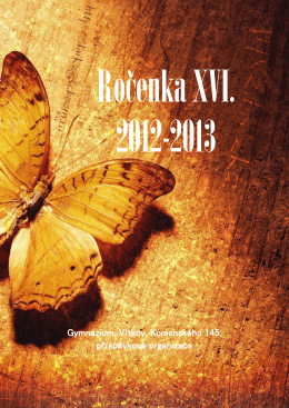 Ročenka XVI-2012-2013 - Základní škola a gymnázium Vítkov
