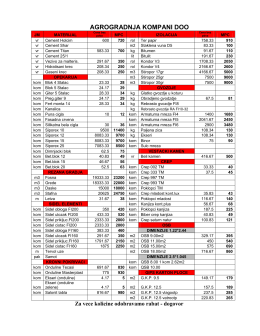 AGROGRADNJA KOMPANI DOO