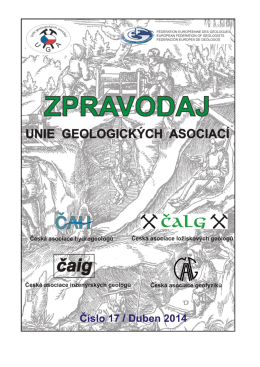 Zpravodaj UGA 17.pdf - Česká asociace ložiskových geologů