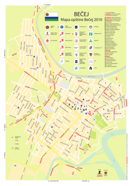 Mapa grada Becej