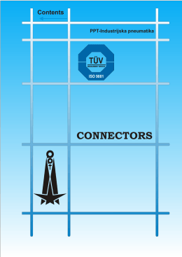 CONNECTORS - PPT-Industrijska pneumatika AD