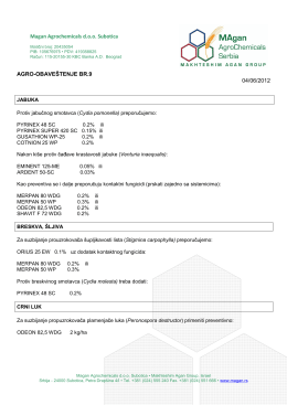 AGRO-OBAVESTENJE Br.9.pdf - Magan Agrochemicals Serbia