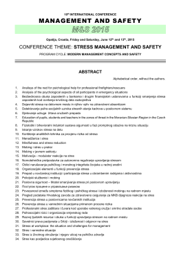 MS-2015_Abstract list - European Safety Engineer