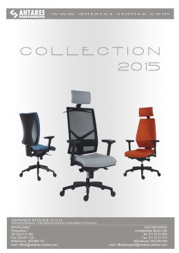 Cenovnik PDF - Antares stolice