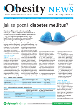 Jak se pozná diabetes mellitus?