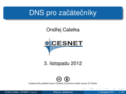 DNS pro začátečníky - OpenAlt