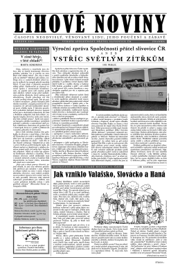 Lihové noviny č. 2 – březen 2013