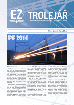 PF 2014 - Elektrizace železnic Praha as