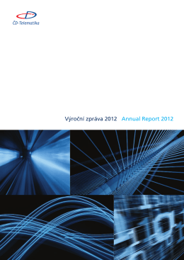Výroční zpráva 2012 - ČD