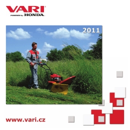 Katalog a ceník ke stažení - bubnové sekačky VARI 2011