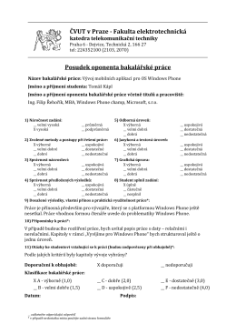 posudek (v PDF). - Tomáš Kápl bloguje
