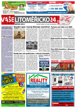 Srpen 2014 - Litoměřicko24.cz