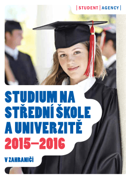 Studium na Strední škole a univerzite 2015–2016
