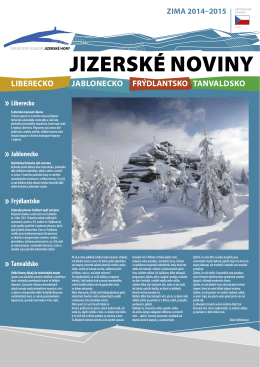 Jizerské Noviny - zima 2014/2015