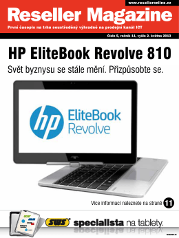 HP EliteBook Revolve 810 - Reseller Magazine OnLine