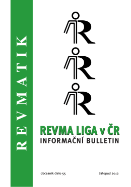 Revmatik č. 55 - Revma Liga v ČR