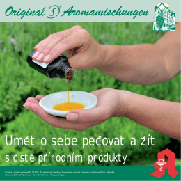 Umet o sebe pecovat a zít