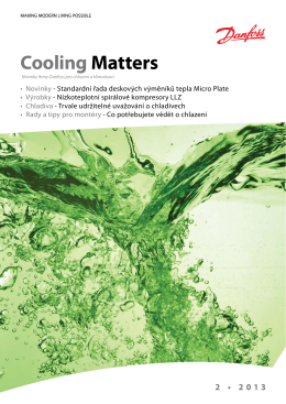 Cooling Matters 2-2013