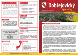 Dobřejovický - Obec Dobřejovice