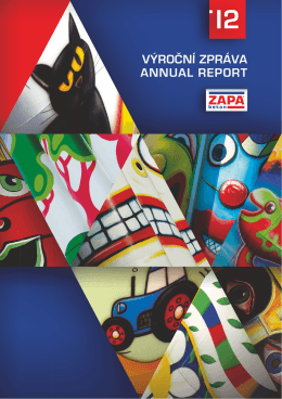 ZAPA beton - Výroční zpráva / Annual report 2012