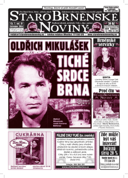 oldřich MikulášEk - StaroBrněnské noviny