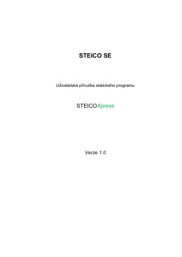 STEICO Xpress - CZ_Handbuch Version 1 0