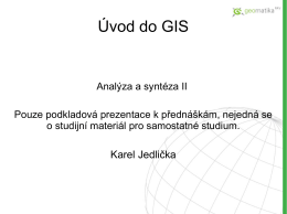 Úvod do GIS