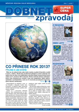 časopis dobnet č. 1/2013